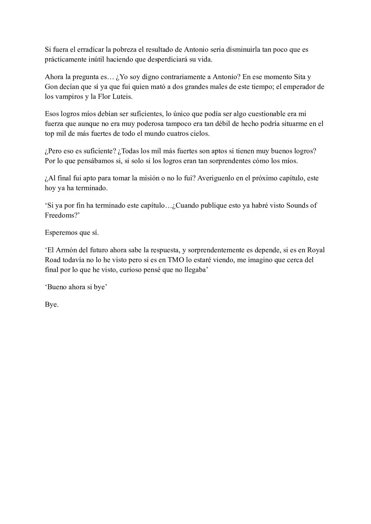 Me Reencarne Como Un Vino (Escrito Por Un Esquizofrénico) (Novela) - Capítulo 37 - Página 5 - LectorTMOo