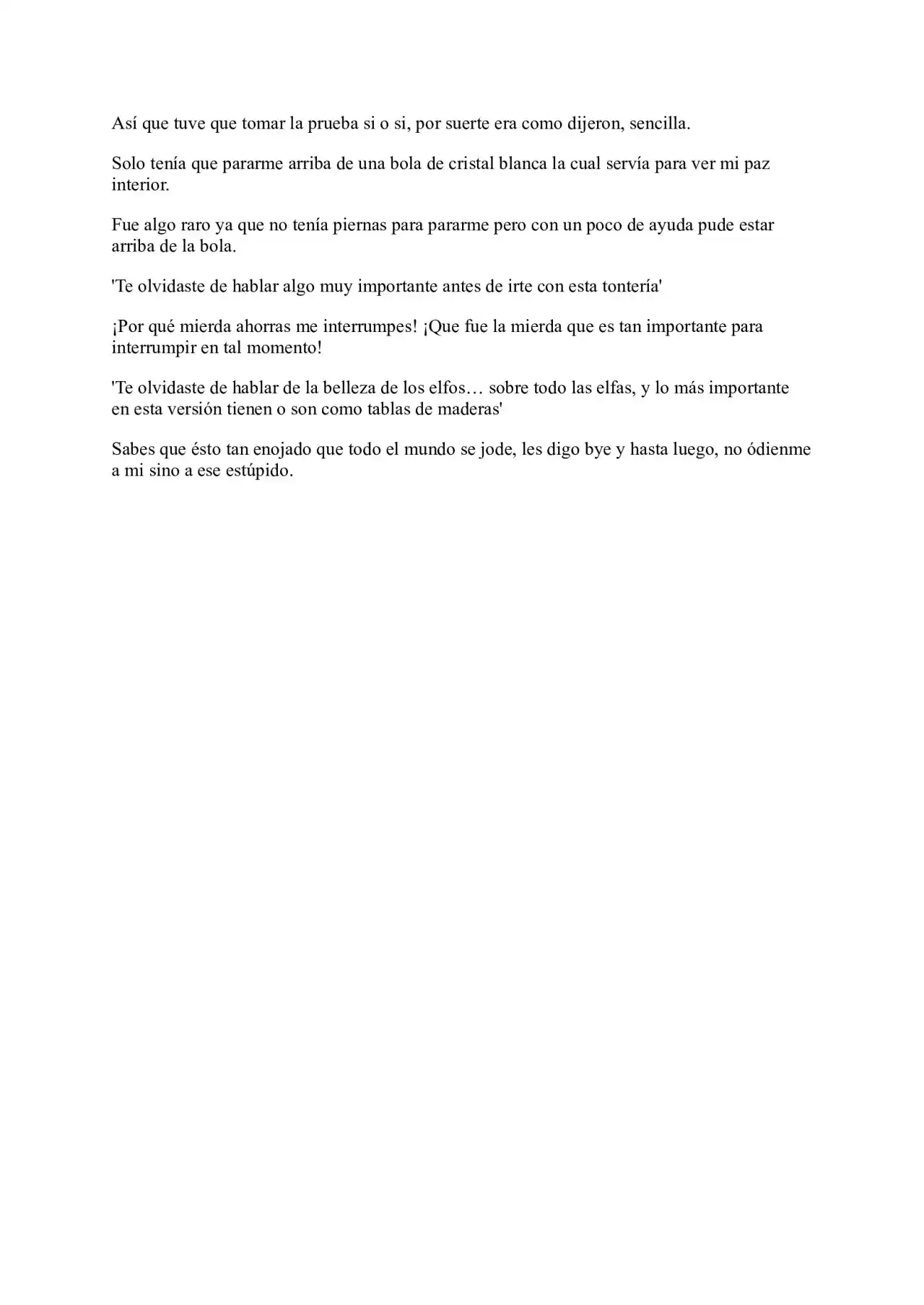 Me Reencarne Como Un Vino (Escrito Por Un Esquizofrénico) (Novela) - Capítulo 38 - Página 5 - LectorTMOo