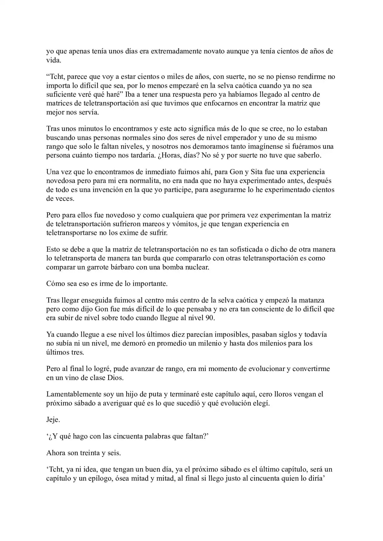 Me Reencarne Como Un Vino (Escrito Por Un Esquizofrénico) (Novela) - Capítulo 49 - Página 4 - LectorTMOo