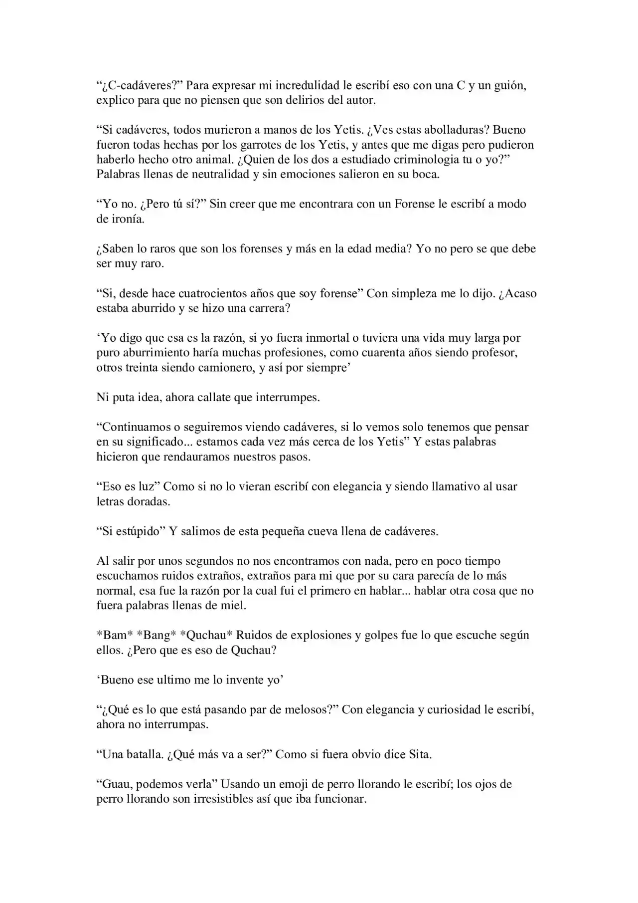 Me Reencarne Como Un Vino (Escrito Por Un Esquizofrénico) (Novela) - Capítulo 5 - Página 5 - LectorTMOo