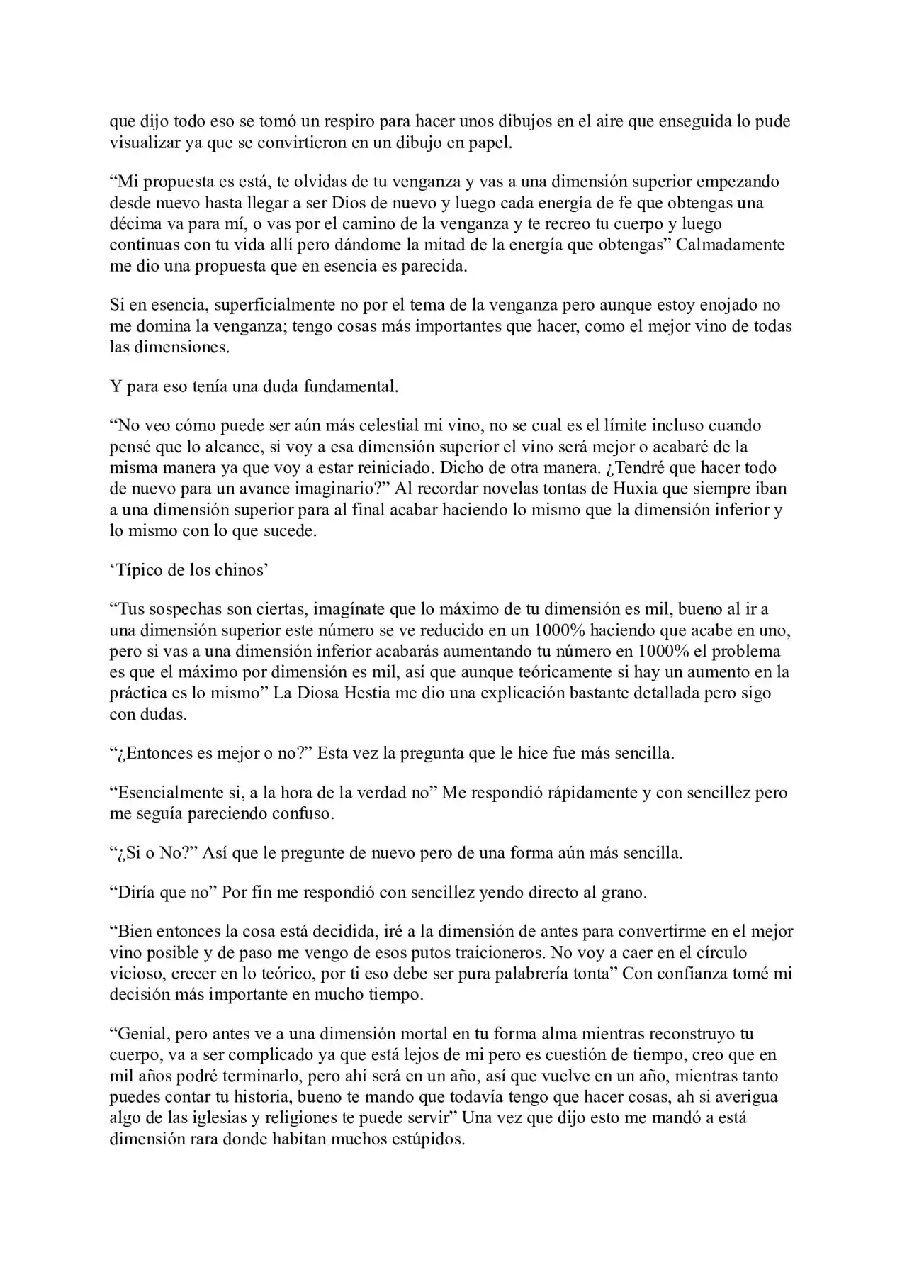 Me Reencarne Como Un Vino (Escrito Por Un Esquizofrénico) (Novela) - Capítulo 50 - Página 5 - LectorTMOo