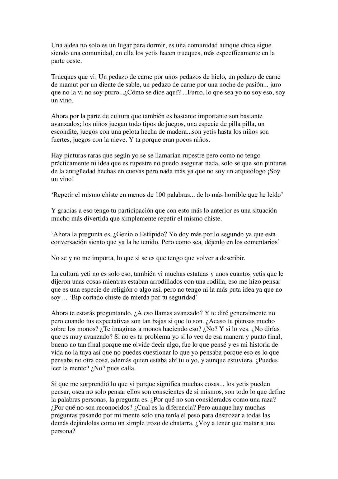 Me Reencarne Como Un Vino (Escrito Por Un Esquizofrénico) (Novela) - Capítulo 7 - Página 4 - LectorTMOo