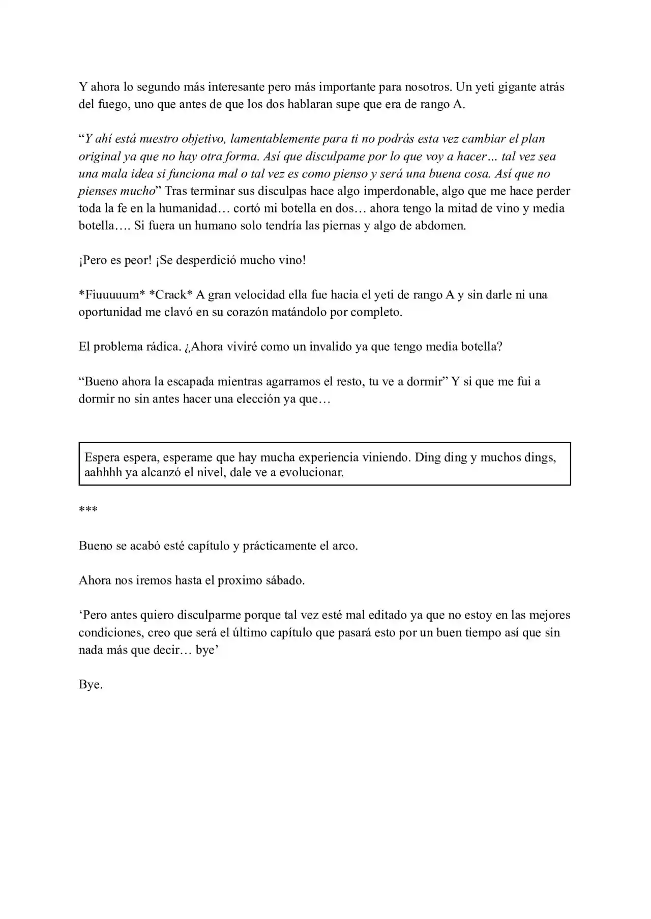 Me Reencarne Como Un Vino (Escrito Por Un Esquizofrénico) (Novela) - Capítulo 9 - Página 6 - LectorTMOo