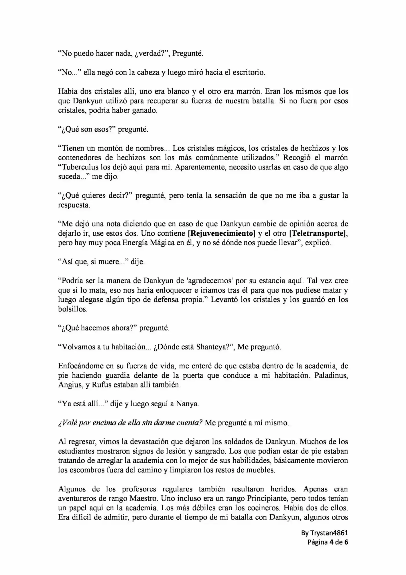 Me Reencarne Como Una Academia Magica! (Novela) - Capítulo 31.20 - Página 4 - LectorTMOo
