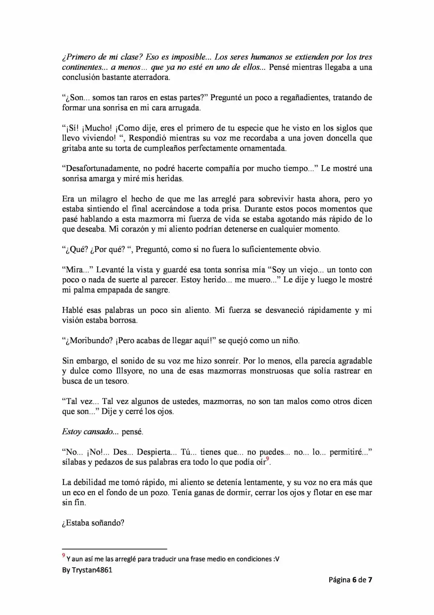 Me Reencarne Como Una Academia Magica! (Novela) - Capítulo 31.50 - Página 6 - LectorTMOo