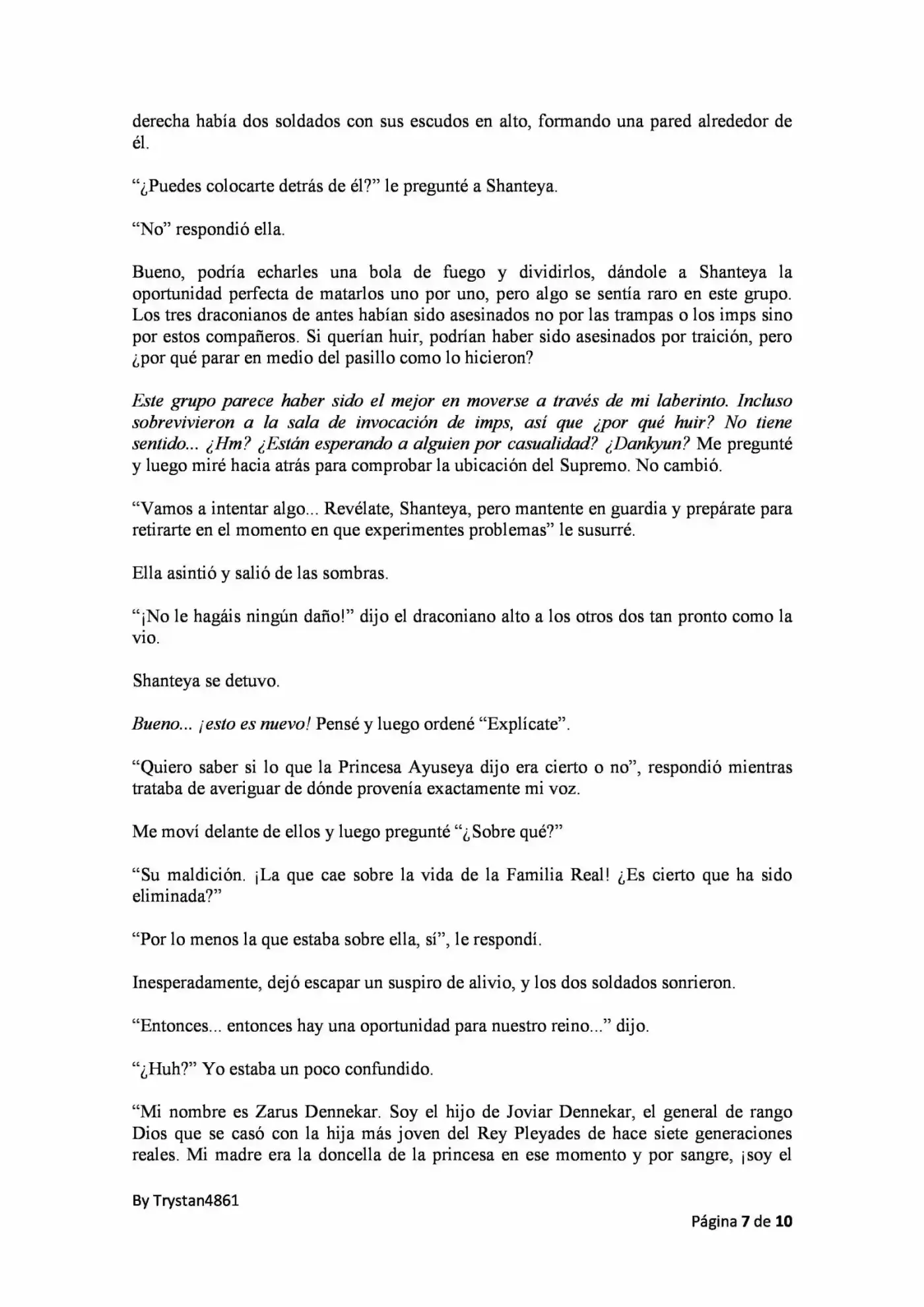 Me Reencarne Como Una Academia Magica! (Novela) - Capítulo 35 - Página 7 - LectorTMOo