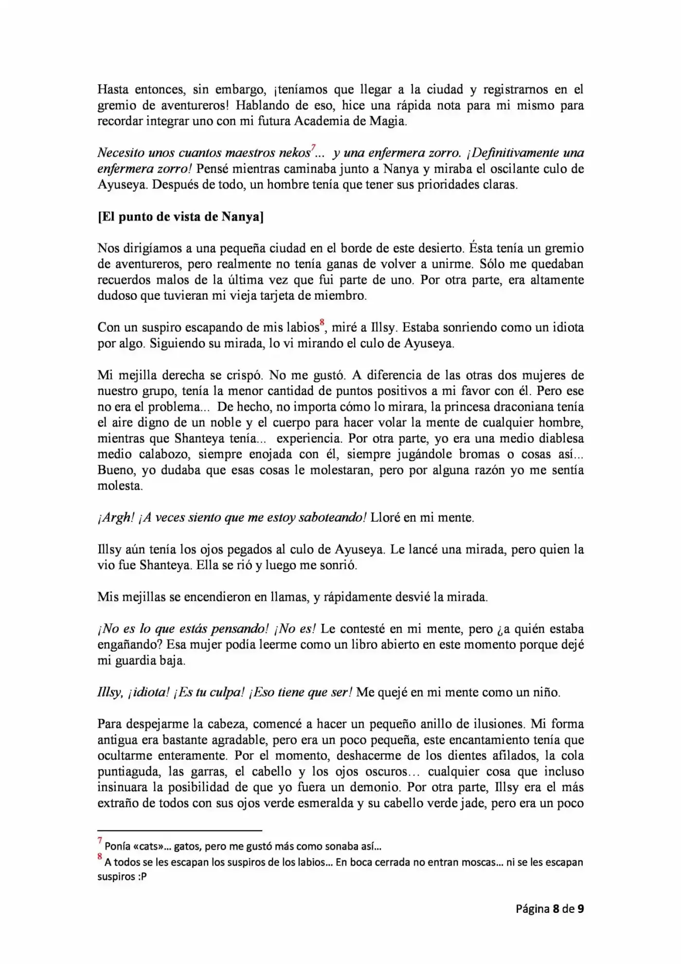 Me Reencarne Como Una Academia Magica! (Novela) - Capítulo 42 - Página 8 - LectorTMOo
