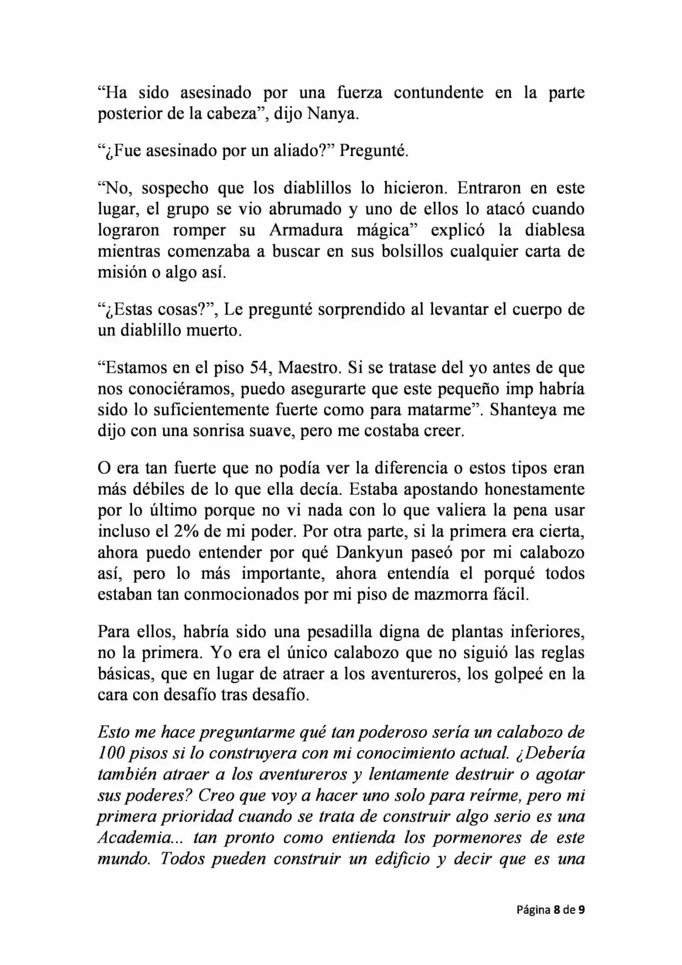 Me Reencarne Como Una Academia Magica! (Novela) - Capítulo 47.5 - Página 8 - LectorTMOo