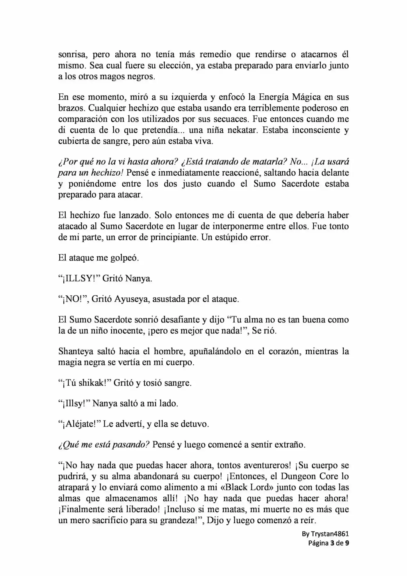 Me Reencarne Como Una Academia Magica! (Novela) - Capítulo 49.10 - Página 3 - LectorTMOo