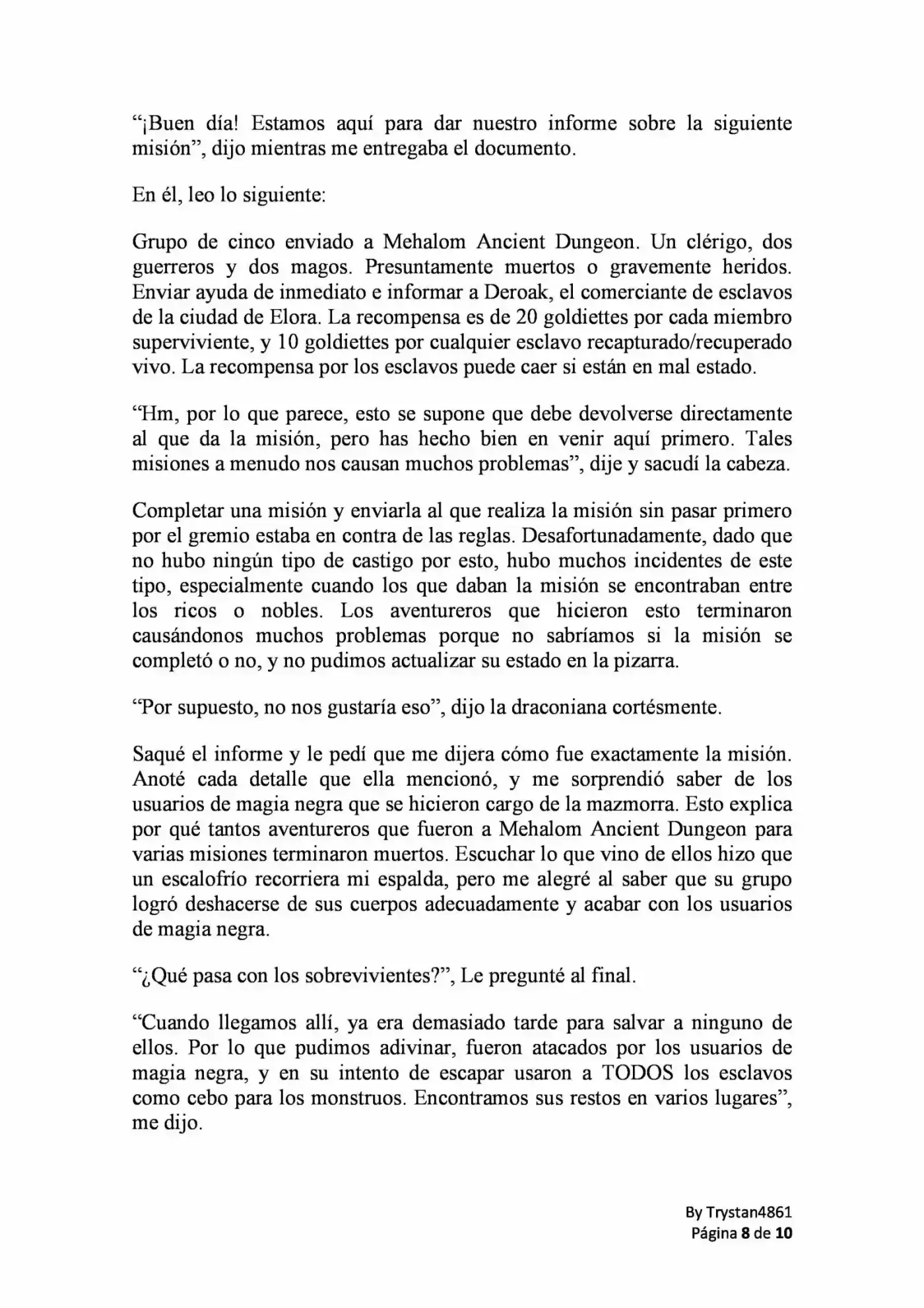 Me Reencarne Como Una Academia Magica! (Novela) - Capítulo 55 - Página 8 - LectorTMOo