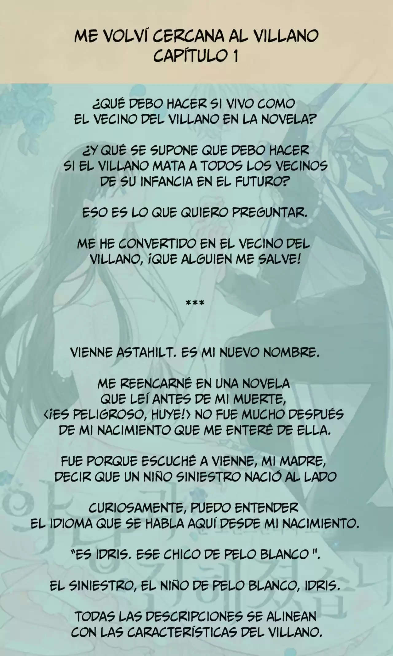 Me Volví Cercana Al Villano (Novela) - Capítulo 1 - Página 3 - LectorTMOo