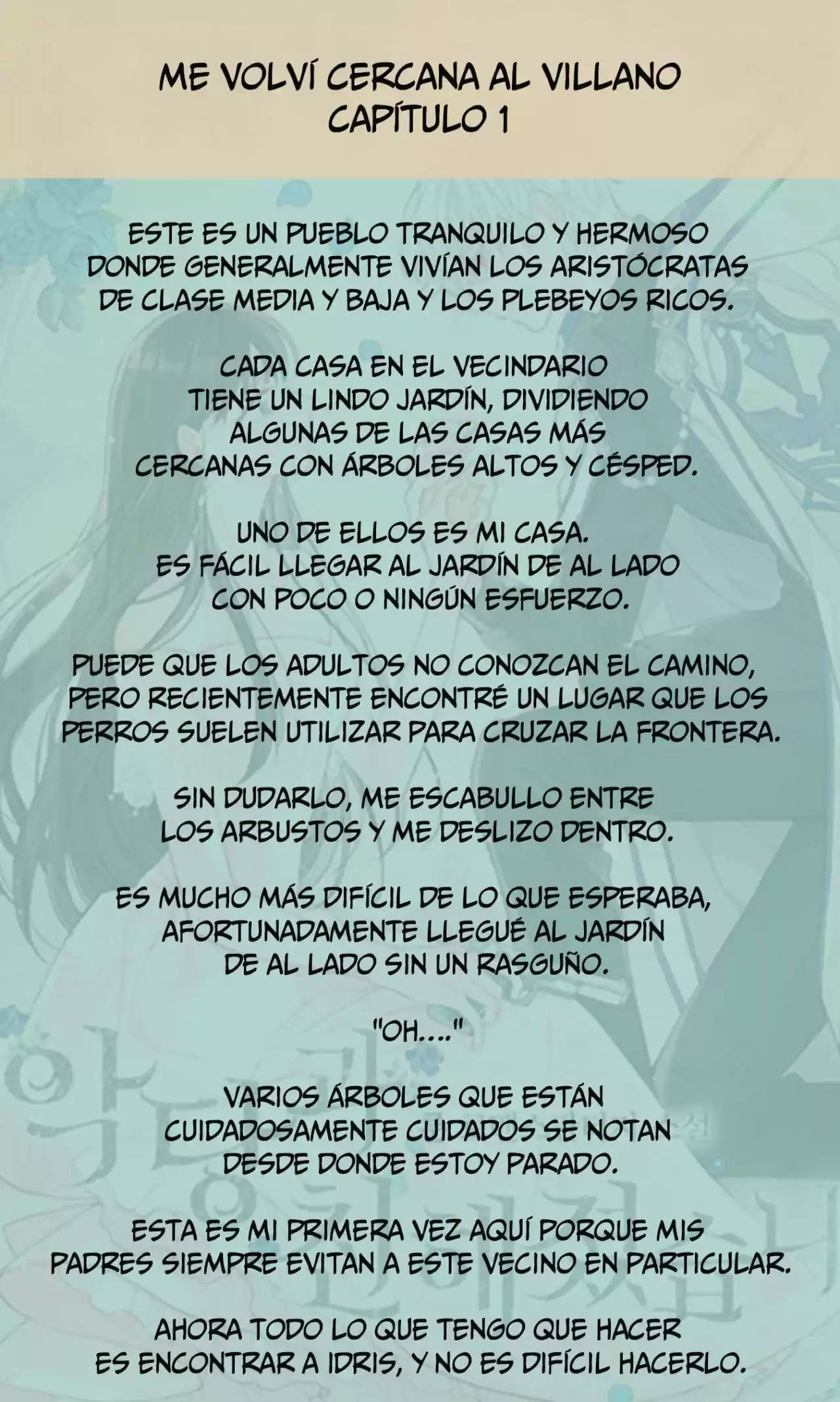 Me Volví Cercana Al Villano (Novela) - Capítulo 1 - Página 8 - LectorTMOo