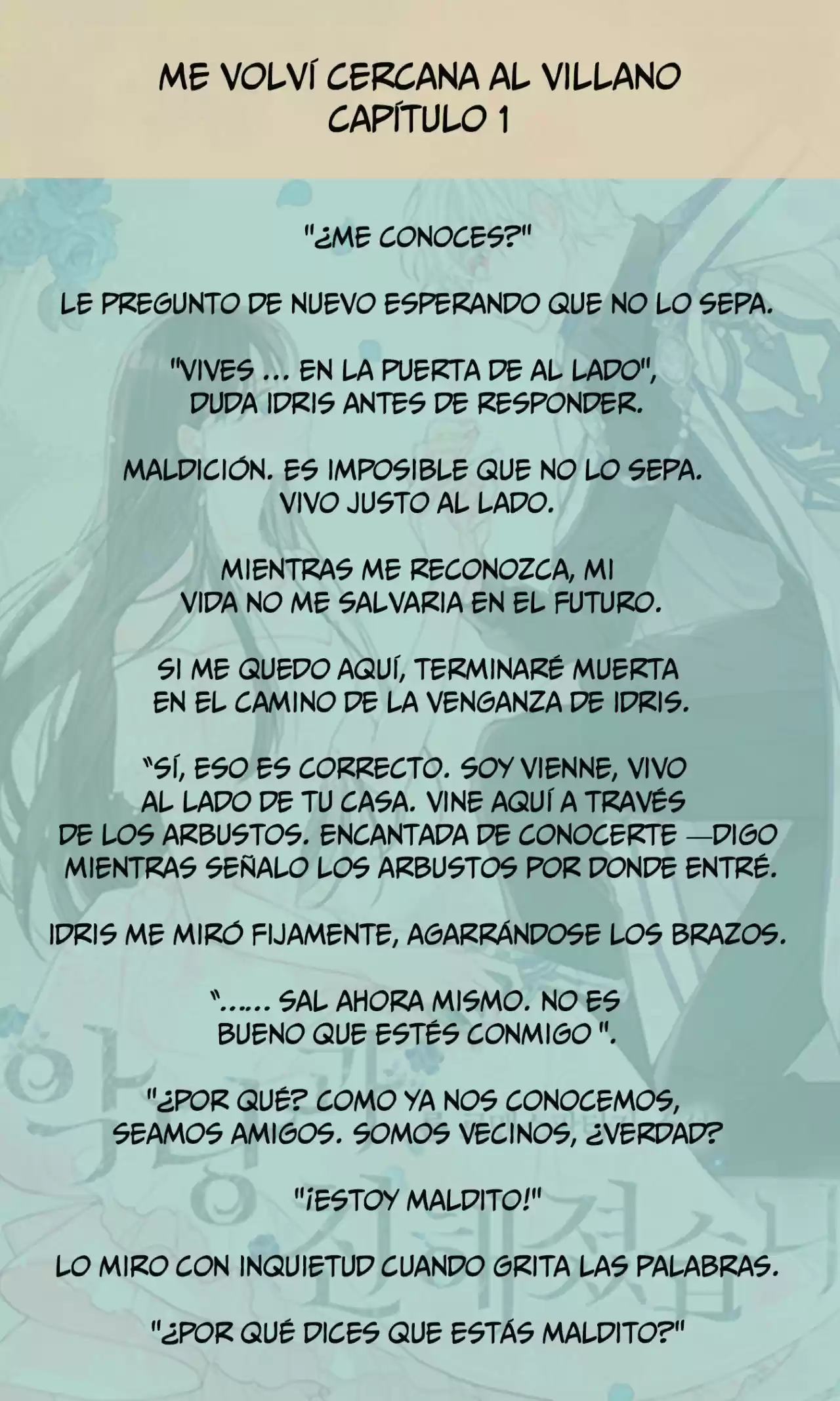 Me Volví Cercana Al Villano (Novela) - Capítulo 1 - Página 12 - LectorTMOo