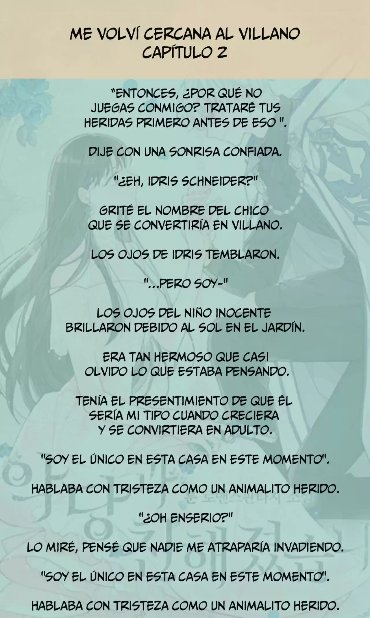 Me Volví Cercana Al Villano (Novela) - Capítulo 2 - Página 3 - LectorTMOo