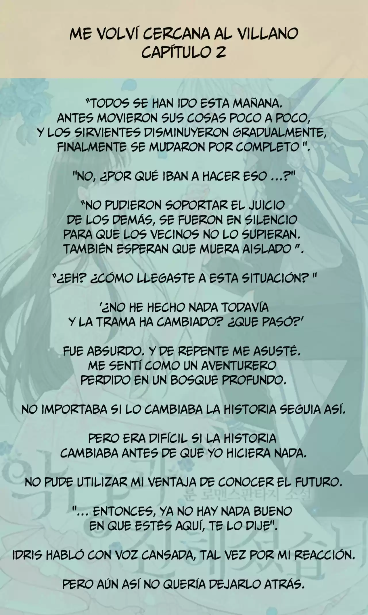 Me Volví Cercana Al Villano (Novela) - Capítulo 2 - Página 5 - LectorTMOo
