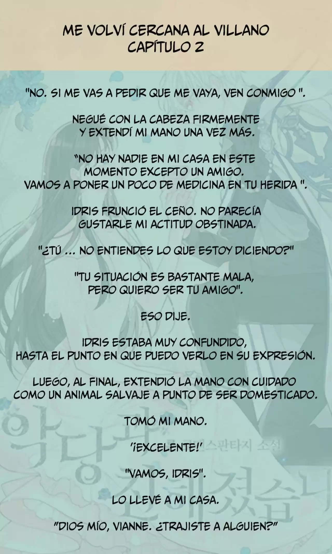 Me Volví Cercana Al Villano (Novela) - Capítulo 2 - Página 6 - LectorTMOo