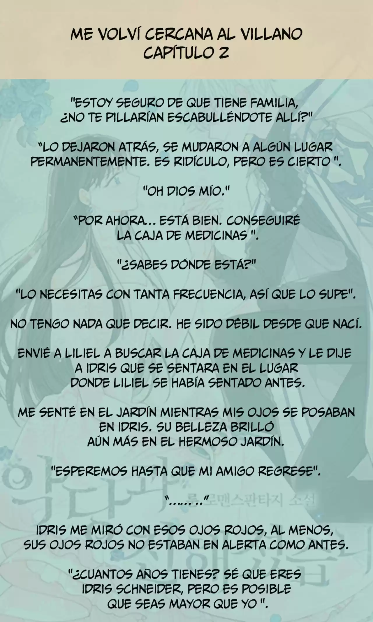Me Volví Cercana Al Villano (Novela) - Capítulo 2 - Página 8 - LectorTMOo