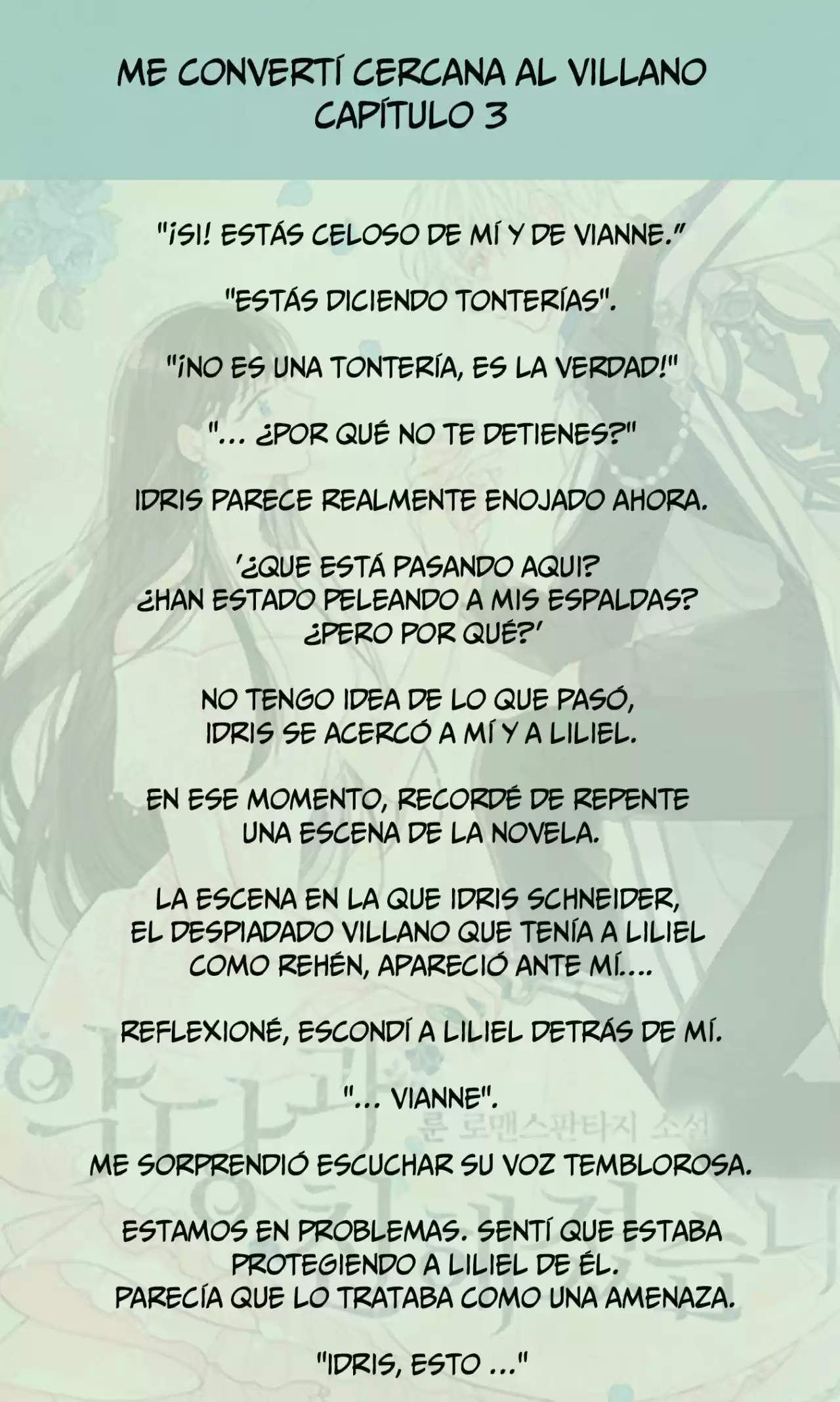 Me Volví Cercana Al Villano (Novela) - Capítulo 3 - Página 9 - LectorTMOo