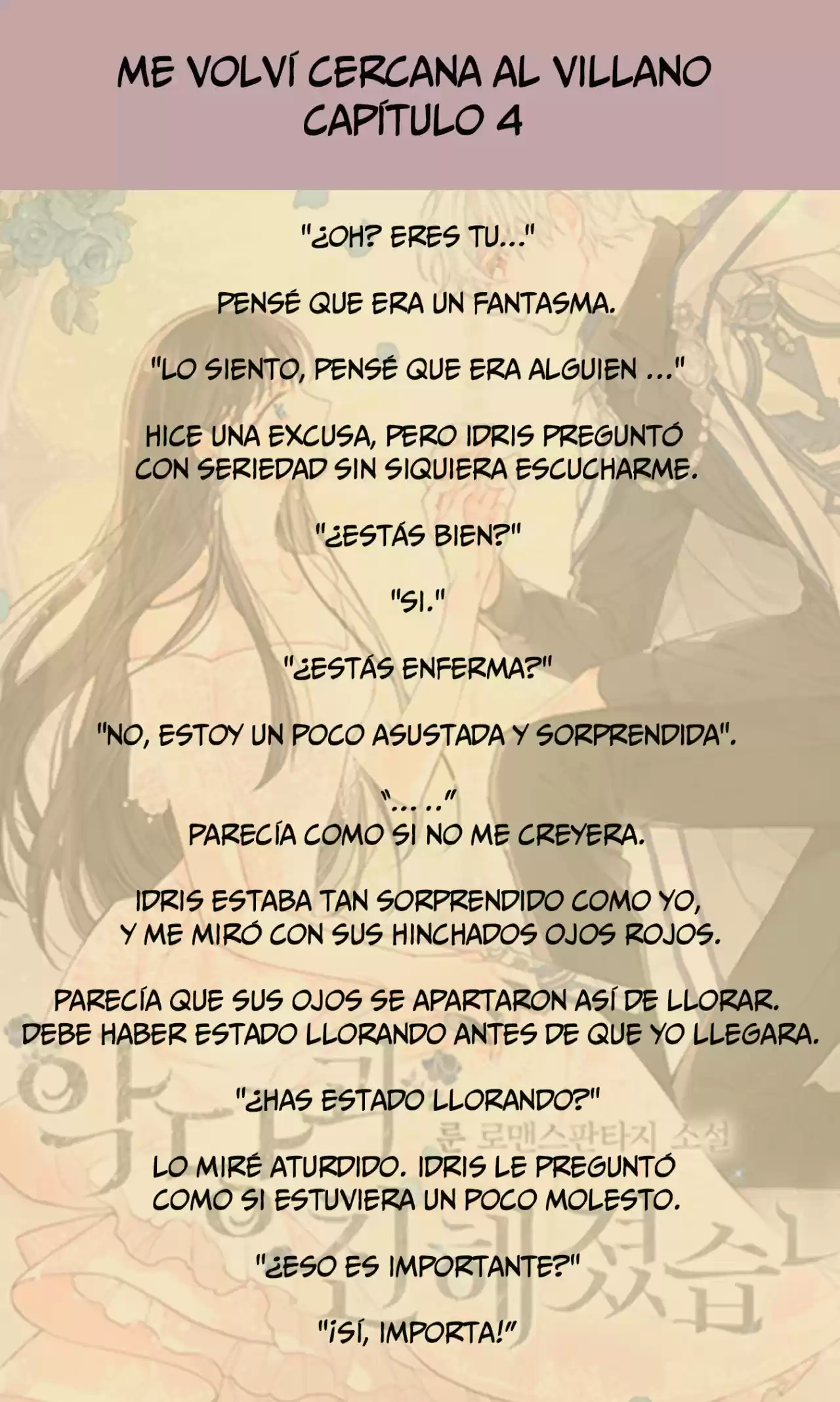 Me Volví Cercana Al Villano (Novela) - Capítulo 4 - Página 3 - LectorTMOo