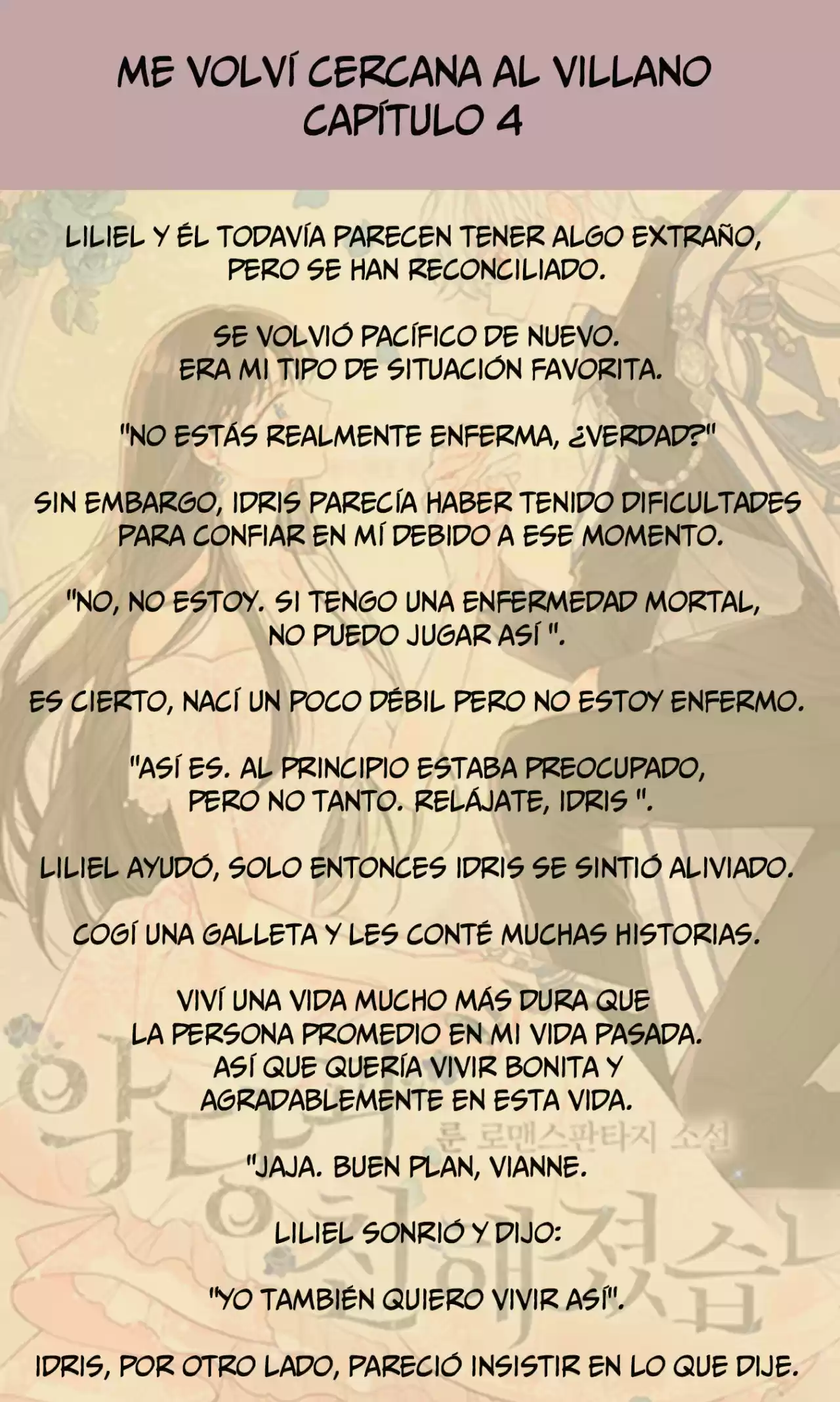 Me Volví Cercana Al Villano (Novela) - Capítulo 4 - Página 8 - LectorTMOo