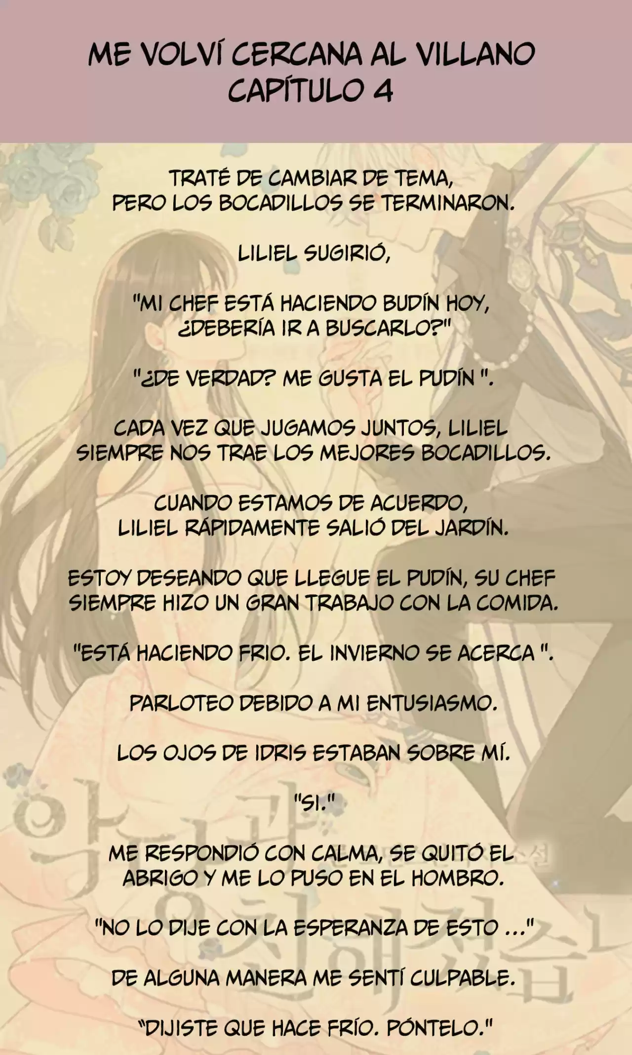 Me Volví Cercana Al Villano (Novela) - Capítulo 4 - Página 11 - LectorTMOo