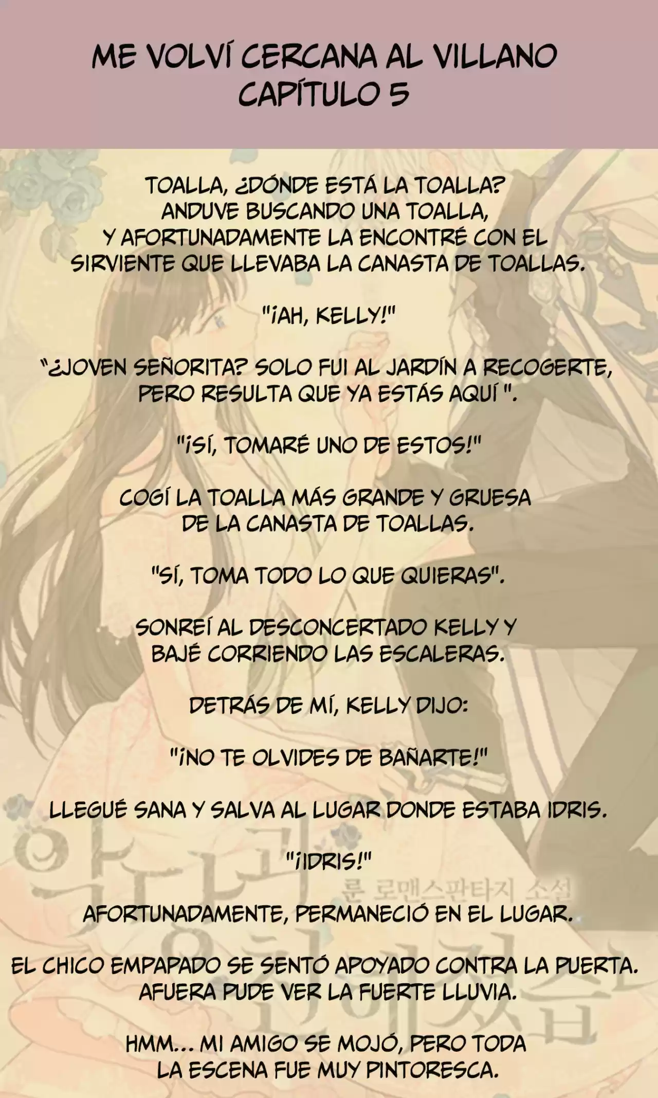 Me Volví Cercana Al Villano (Novela) - Capítulo 5 - Página 3 - LectorTMOo