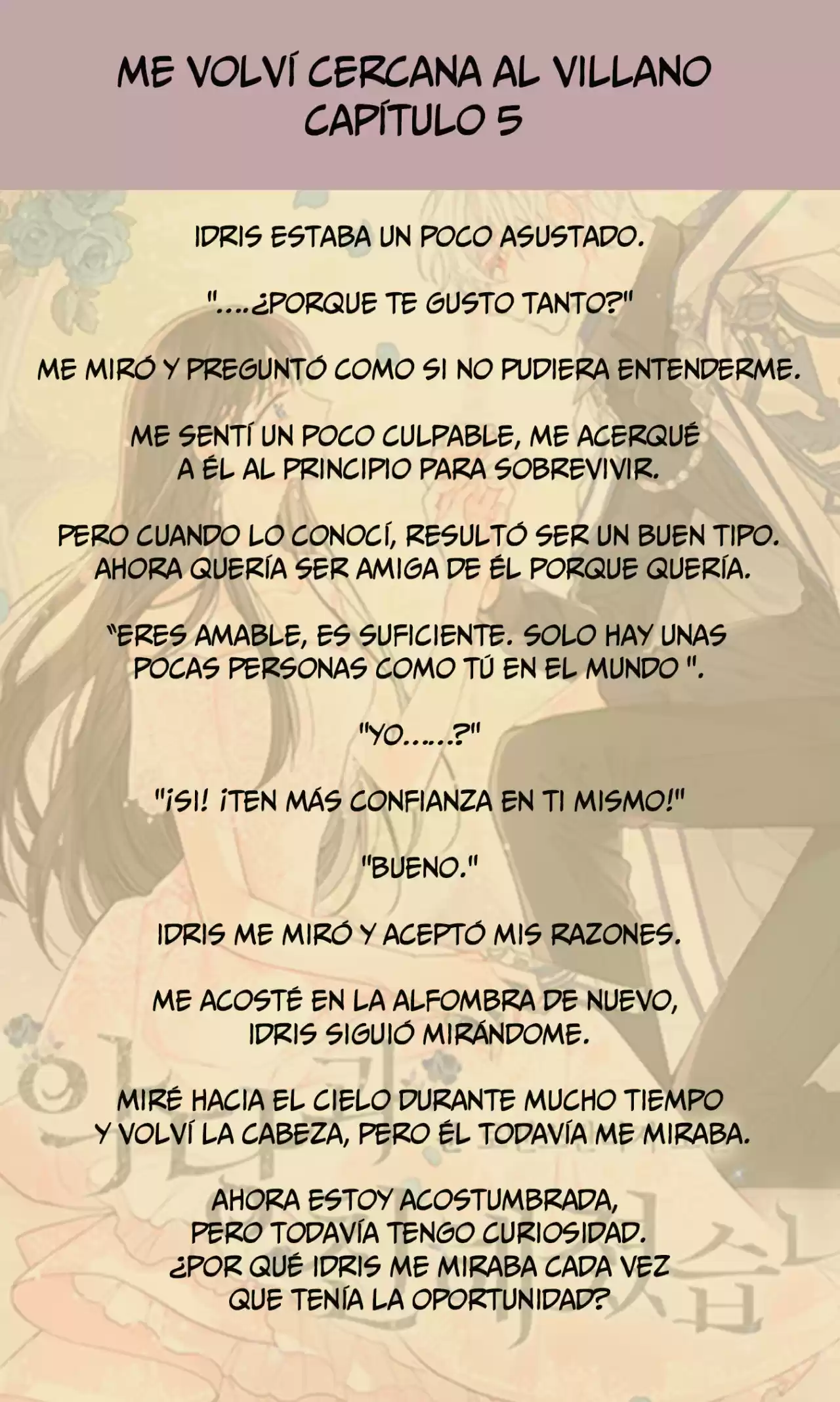 Me Volví Cercana Al Villano (Novela) - Capítulo 5 - Página 6 - LectorTMOo