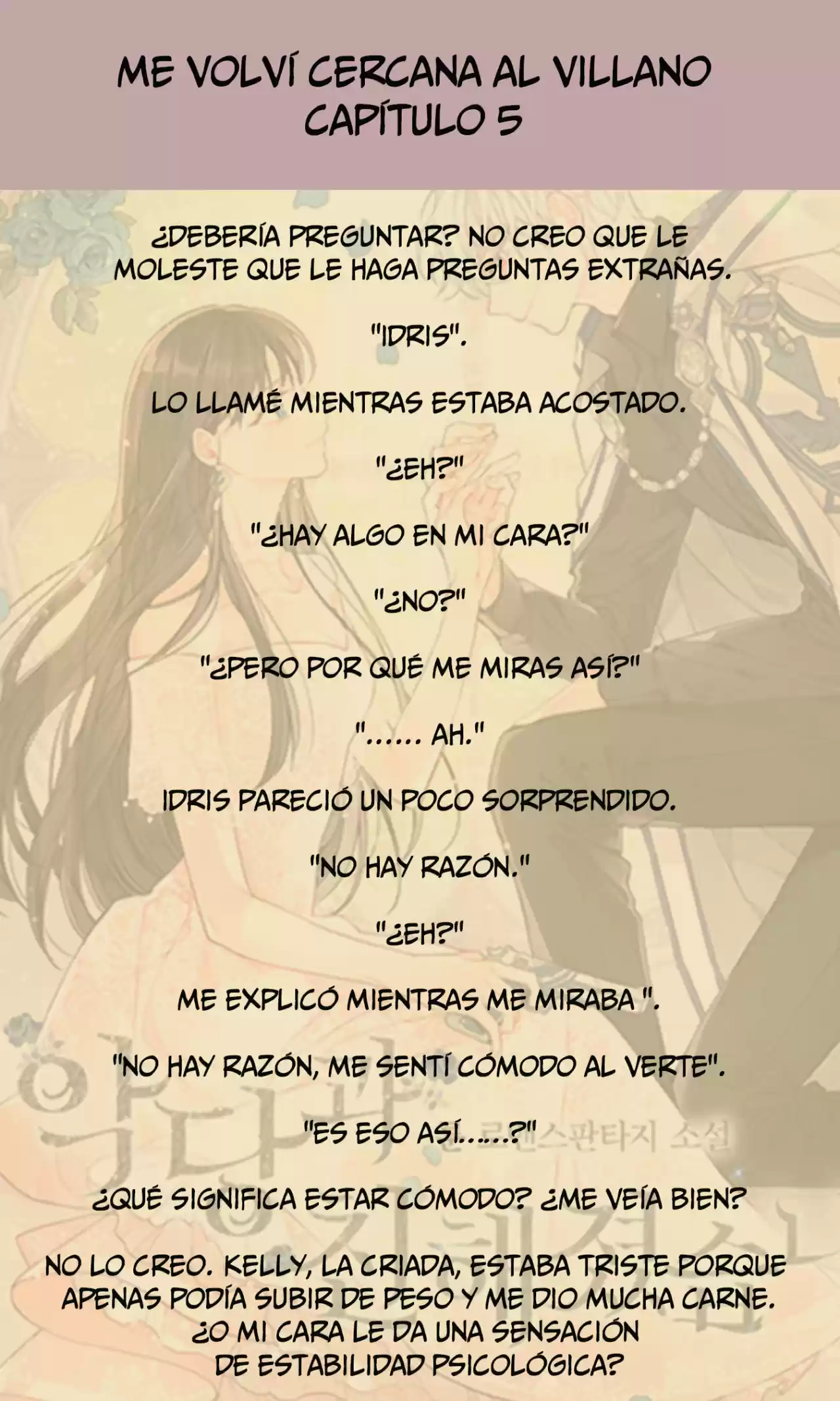 Me Volví Cercana Al Villano (Novela) - Capítulo 5 - Página 7 - LectorTMOo