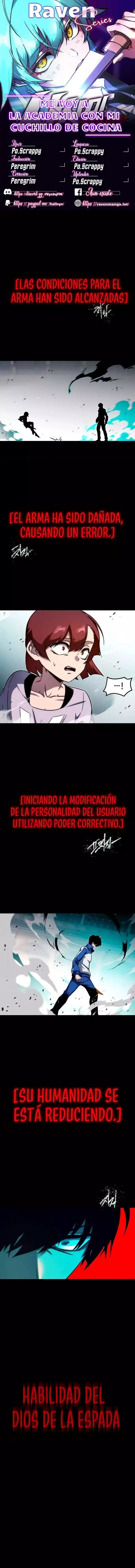 Me Voy A La Academia Con Mi Cuchillo De Cocina - Capítulo 10 - Página 1 - LectorTMOo
