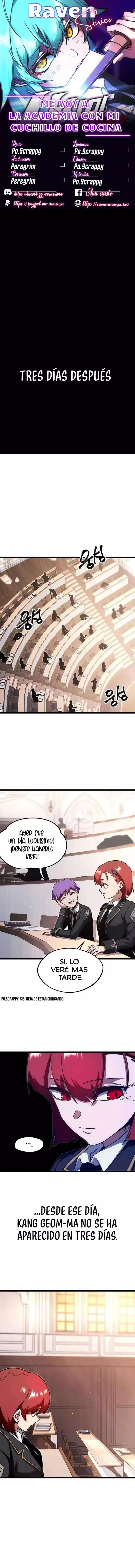 Me Voy A La Academia Con Mi Cuchillo De Cocina - Capítulo 11 - Página 1 - LectorTMOo