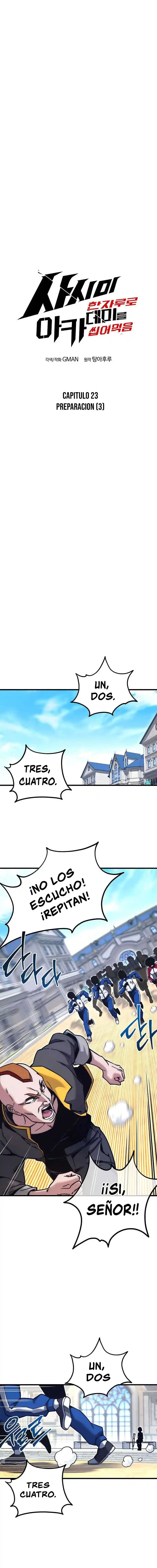Me Voy A La Academia Con Mi Cuchillo De Cocina - Capítulo 23 - Página 7 - LectorTMOo