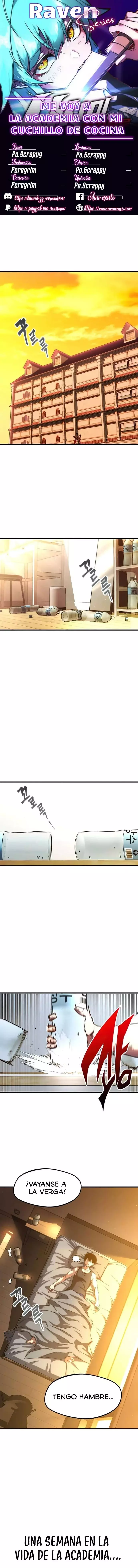 Me Voy A La Academia Con Mi Cuchillo De Cocina - Capítulo 5 - Página 1 - LectorTMOo