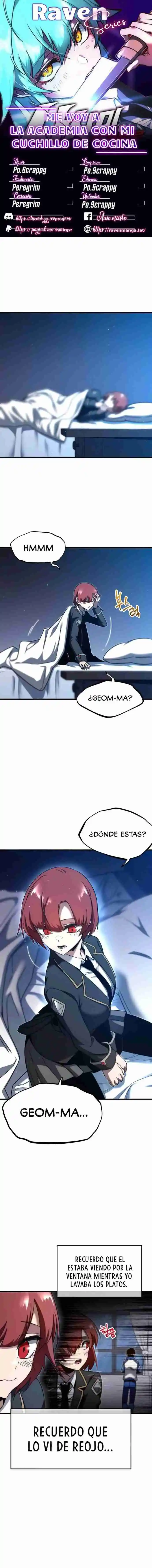 Me Voy A La Academia Con Mi Cuchillo De Cocina - Capítulo 7 - Página 1 - LectorTMOo