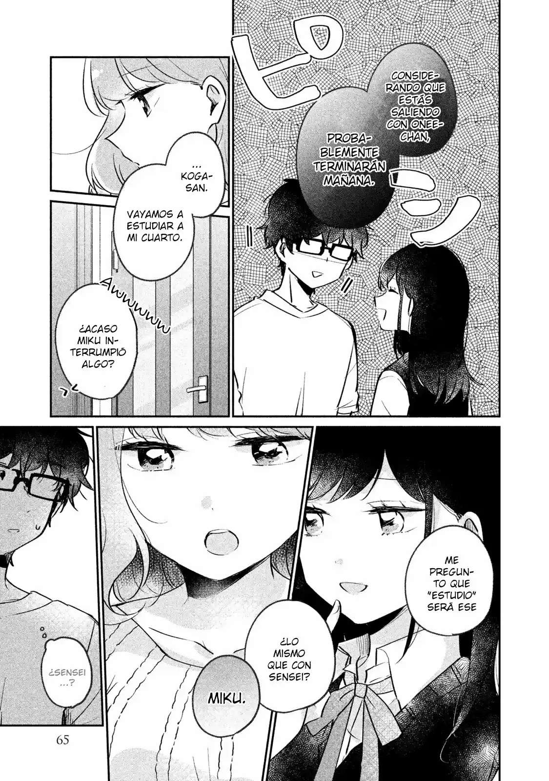 Meguro-san Wa Hajimete Janai - Capítulo 15 - Página 4 - LectorTMOo
