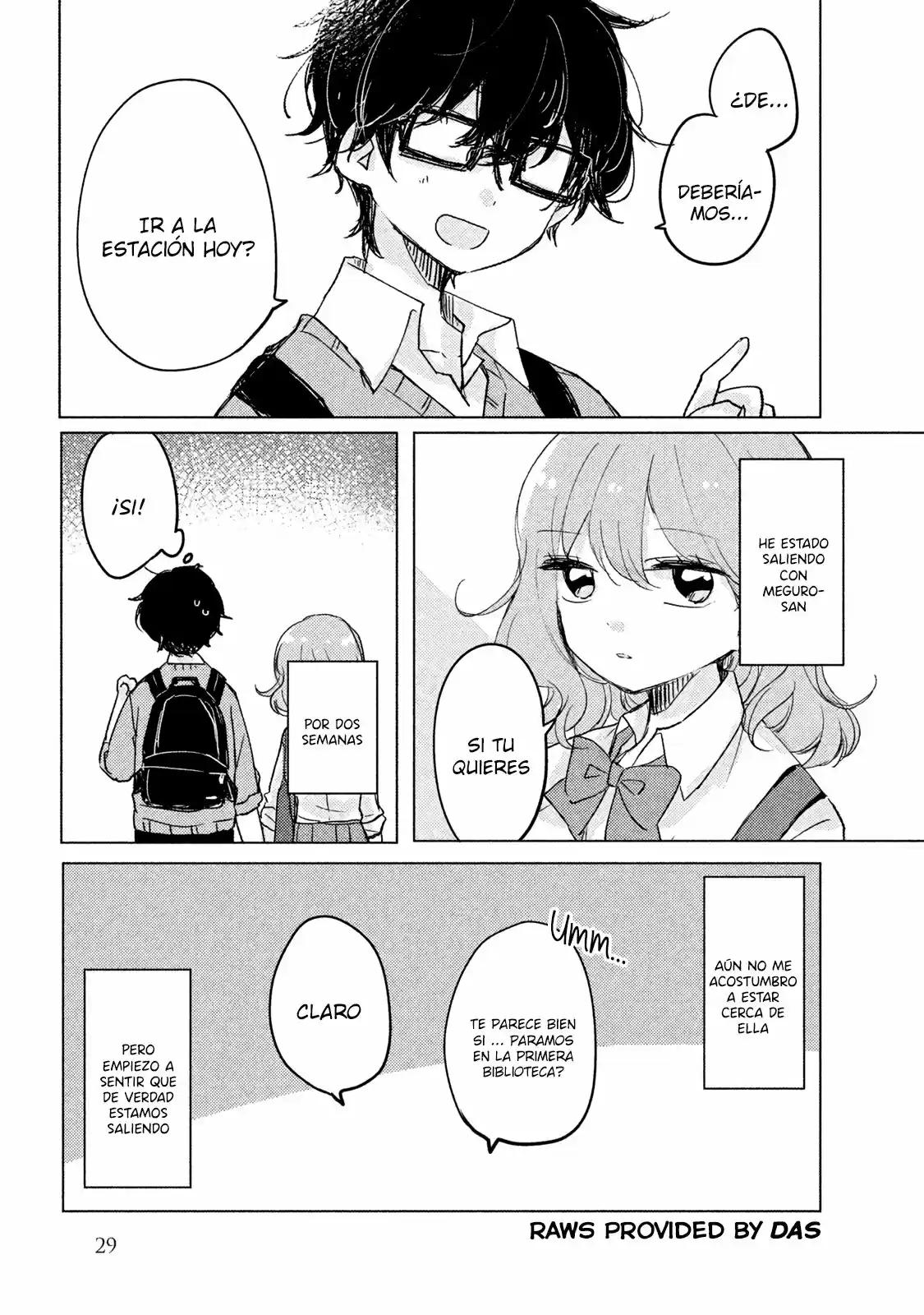 Meguro-san Wa Hajimete Janai - Capítulo 3 - Página 1 - LectorTMOo