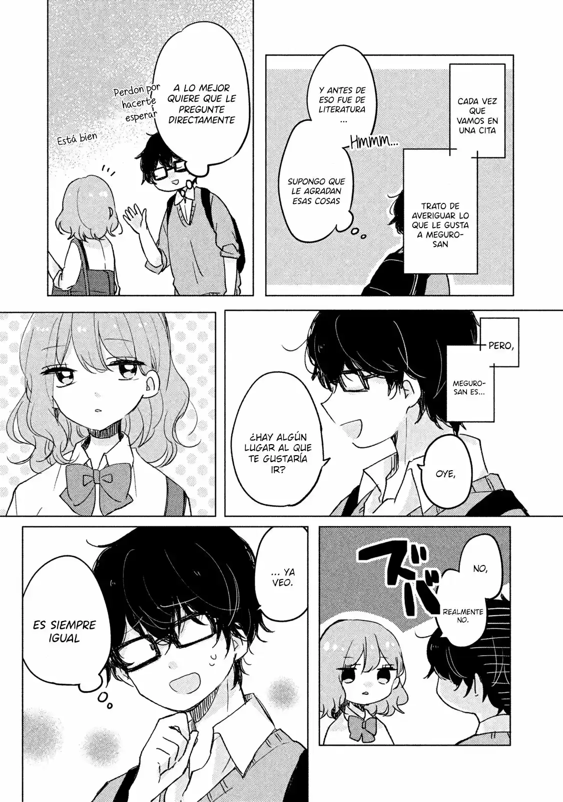Meguro-san Wa Hajimete Janai - Capítulo 3 - Página 3 - LectorTMOo