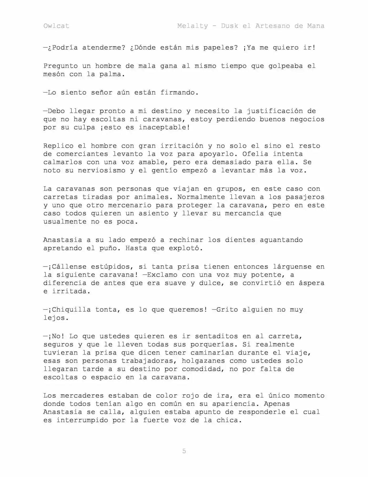 Melalty - Forjando La Libertad (Novela) - Capítulo 10 - Página 5 - LectorTMOo