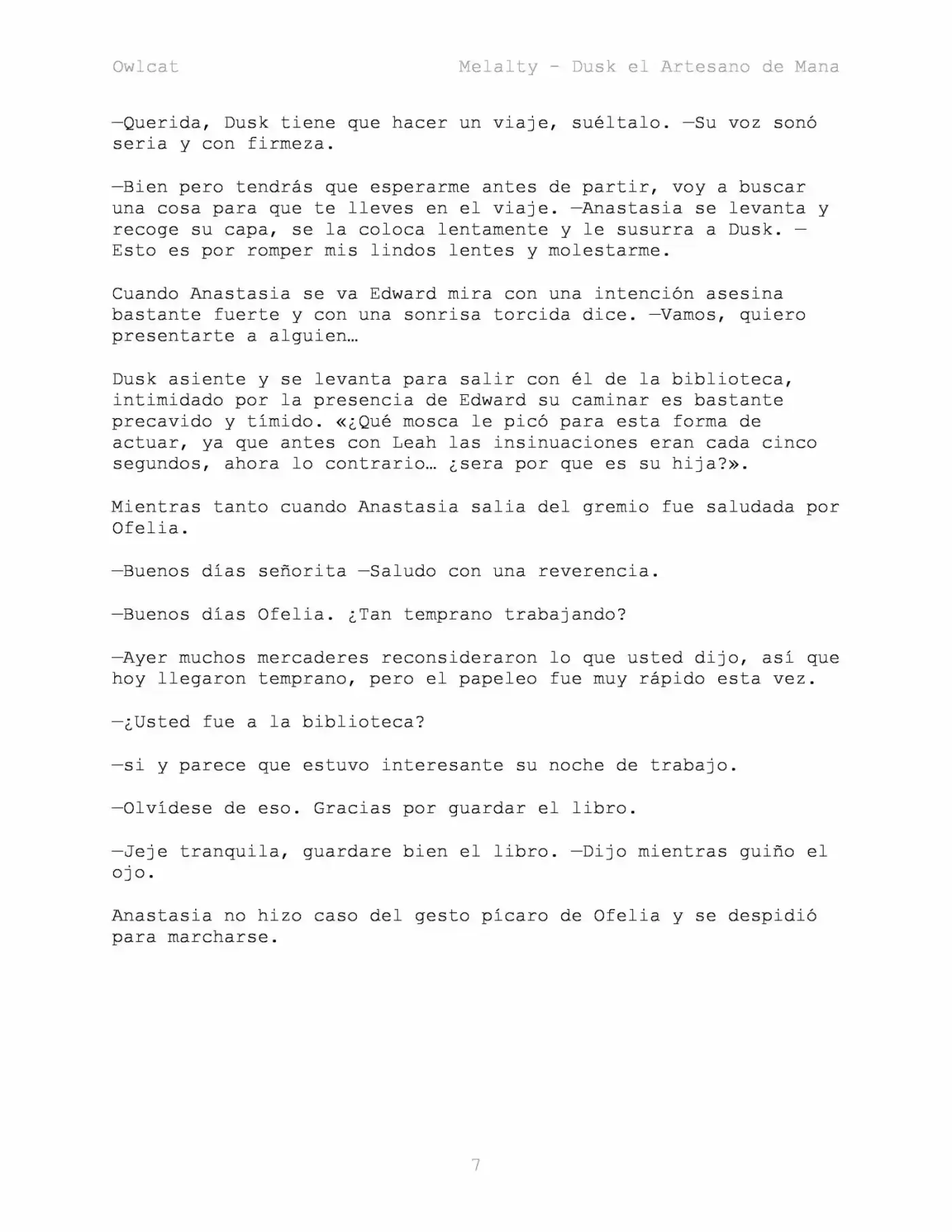 Melalty - Forjando La Libertad (Novela) - Capítulo 15 - Página 7 - LectorTMOo