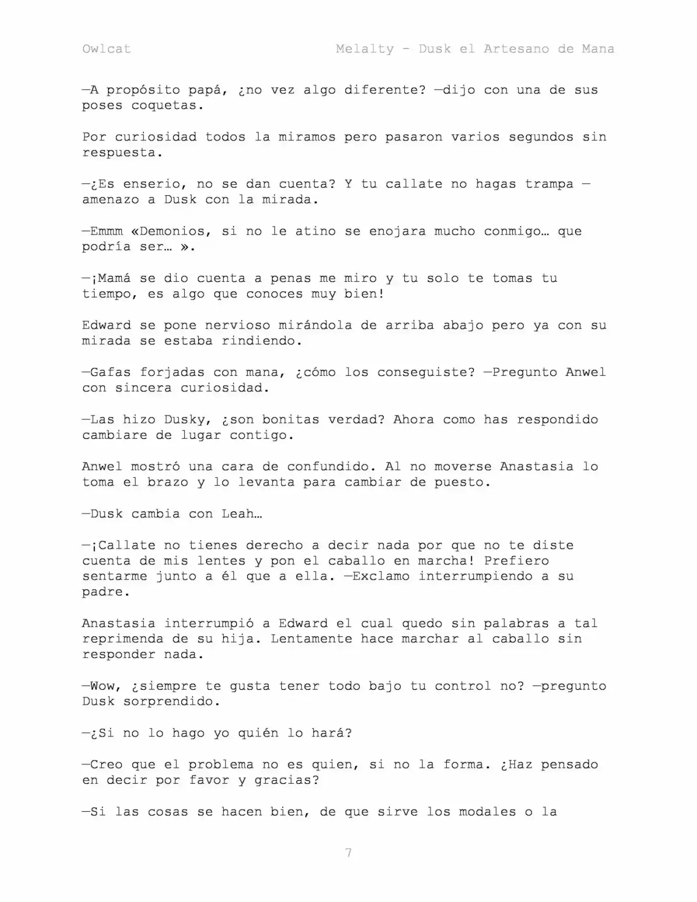 Melalty - Forjando La Libertad (Novela) - Capítulo 16 - Página 7 - LectorTMOo