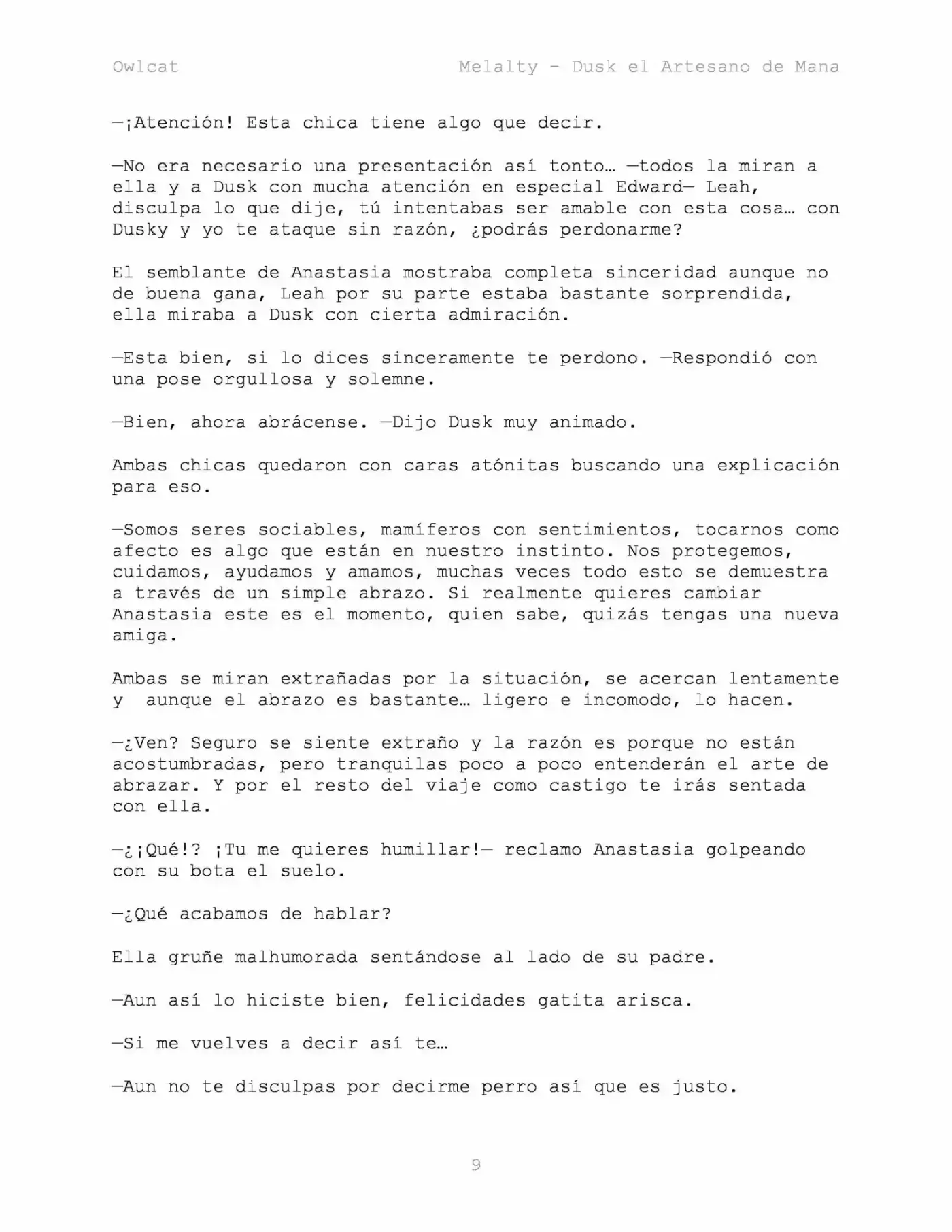 Melalty - Forjando La Libertad (Novela) - Capítulo 17 - Página 9 - LectorTMOo
