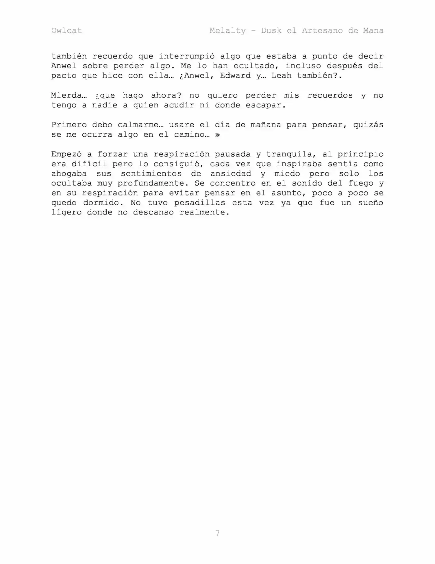 Melalty - Forjando La Libertad (Novela) - Capítulo 18 - Página 8 - LectorTMOo