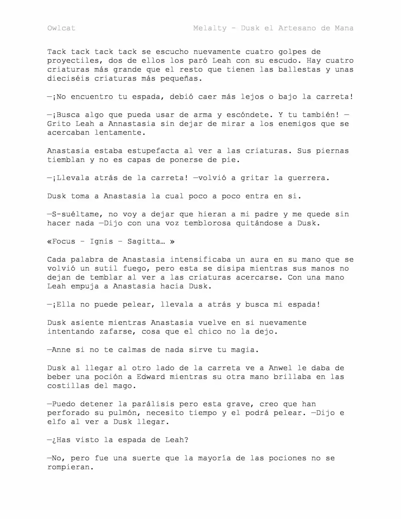 Melalty - Forjando La Libertad (Novela) - Capítulo 20 - Página 7 - LectorTMOo