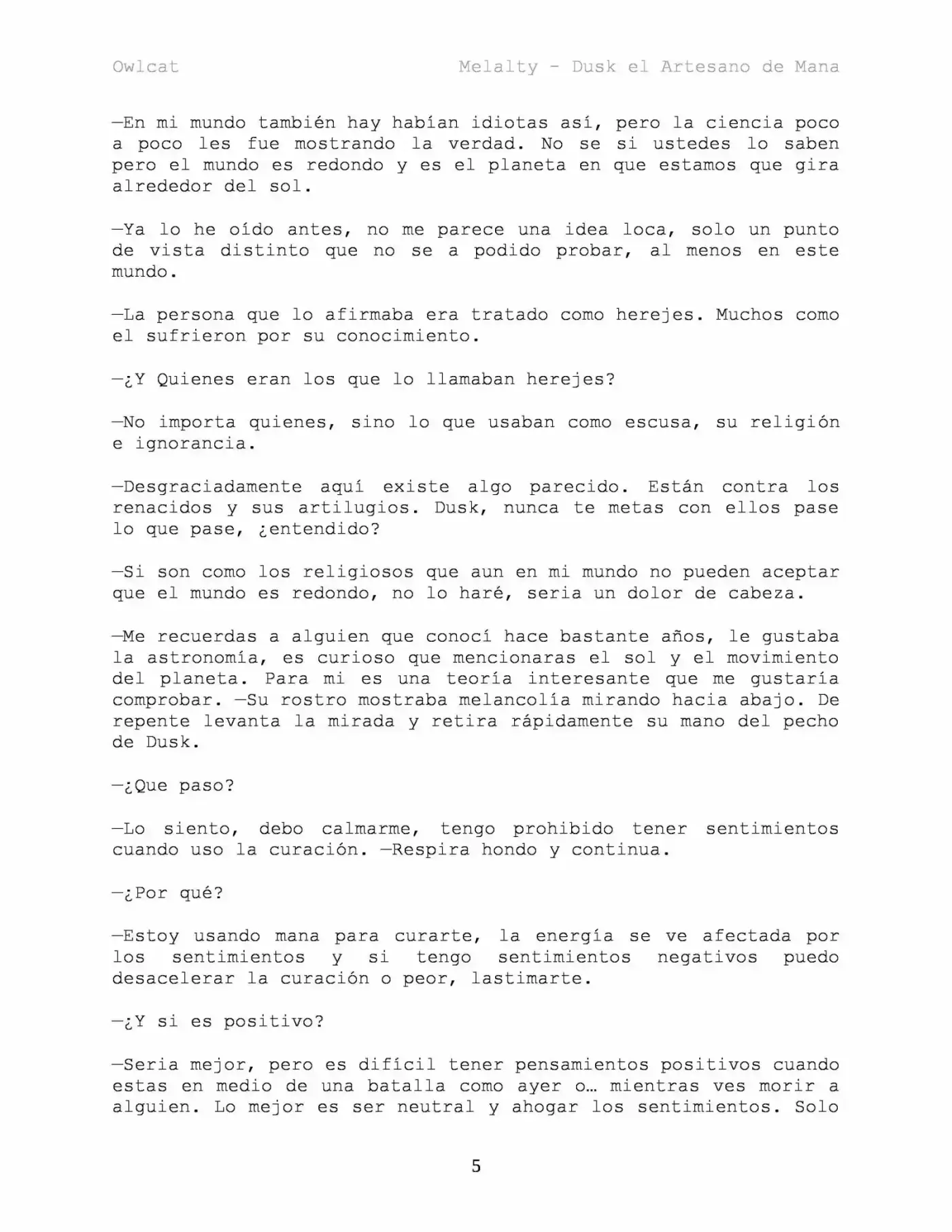 Melalty - Forjando La Libertad (Novela) - Capítulo 22 - Página 6 - LectorTMOo