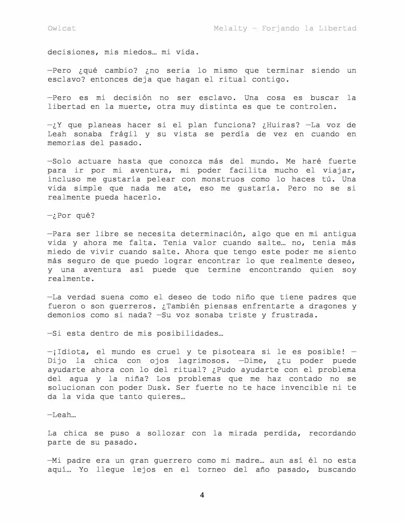 Melalty - Forjando La Libertad (Novela) - Capítulo 28 - Página 5 - LectorTMOo