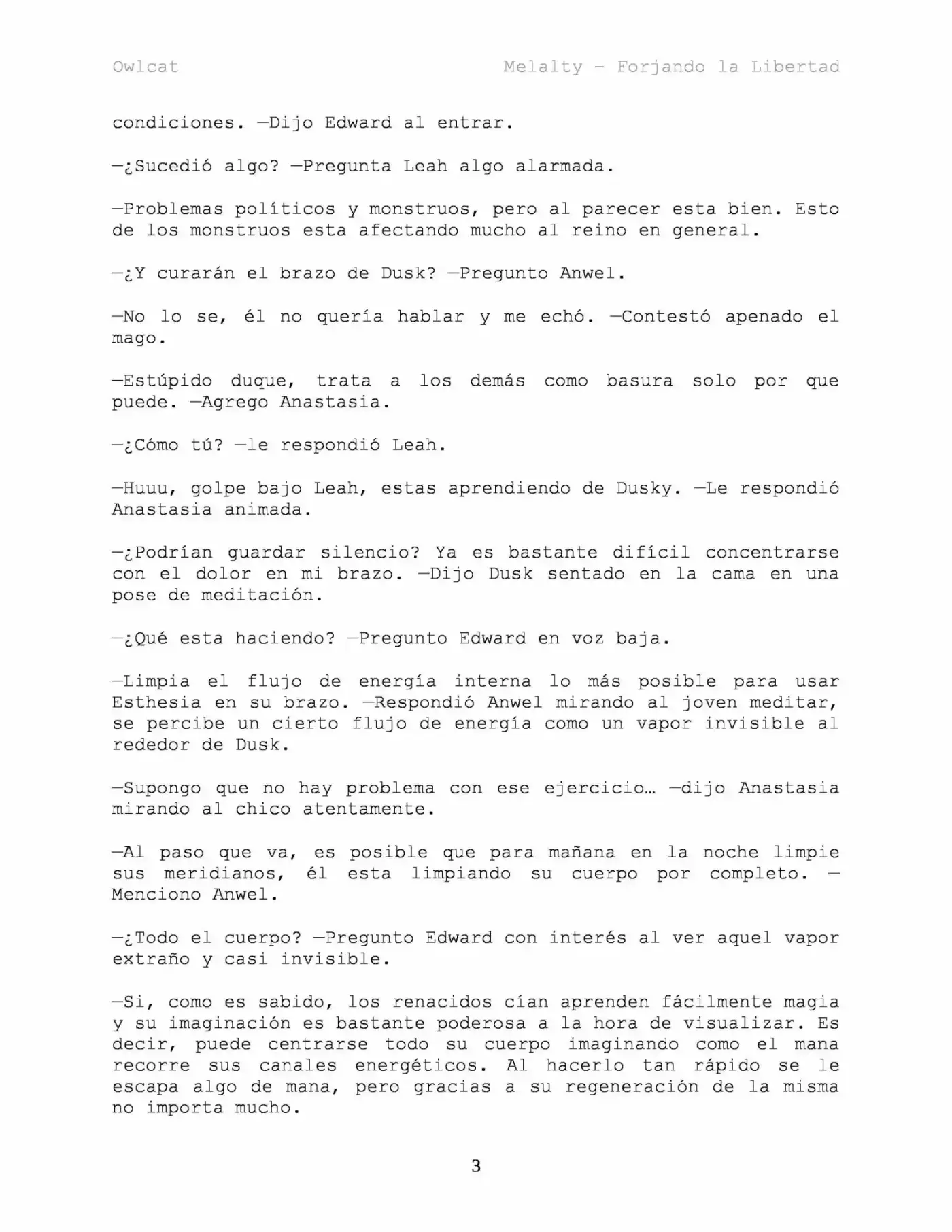 Melalty - Forjando La Libertad (Novela) - Capítulo 29 - Página 3 - LectorTMOo