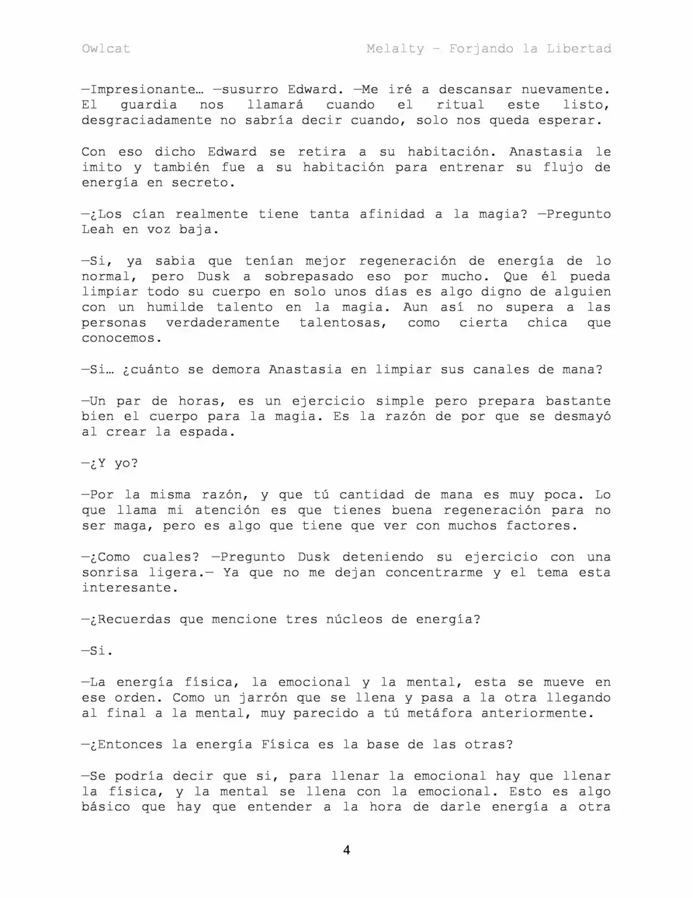 Melalty - Forjando La Libertad (Novela) - Capítulo 29 - Página 4 - LectorTMOo