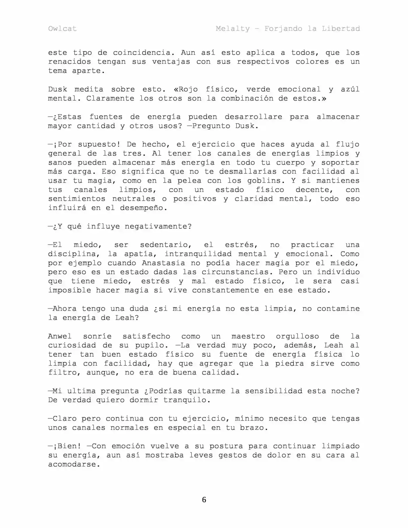 Melalty - Forjando La Libertad (Novela) - Capítulo 29 - Página 6 - LectorTMOo