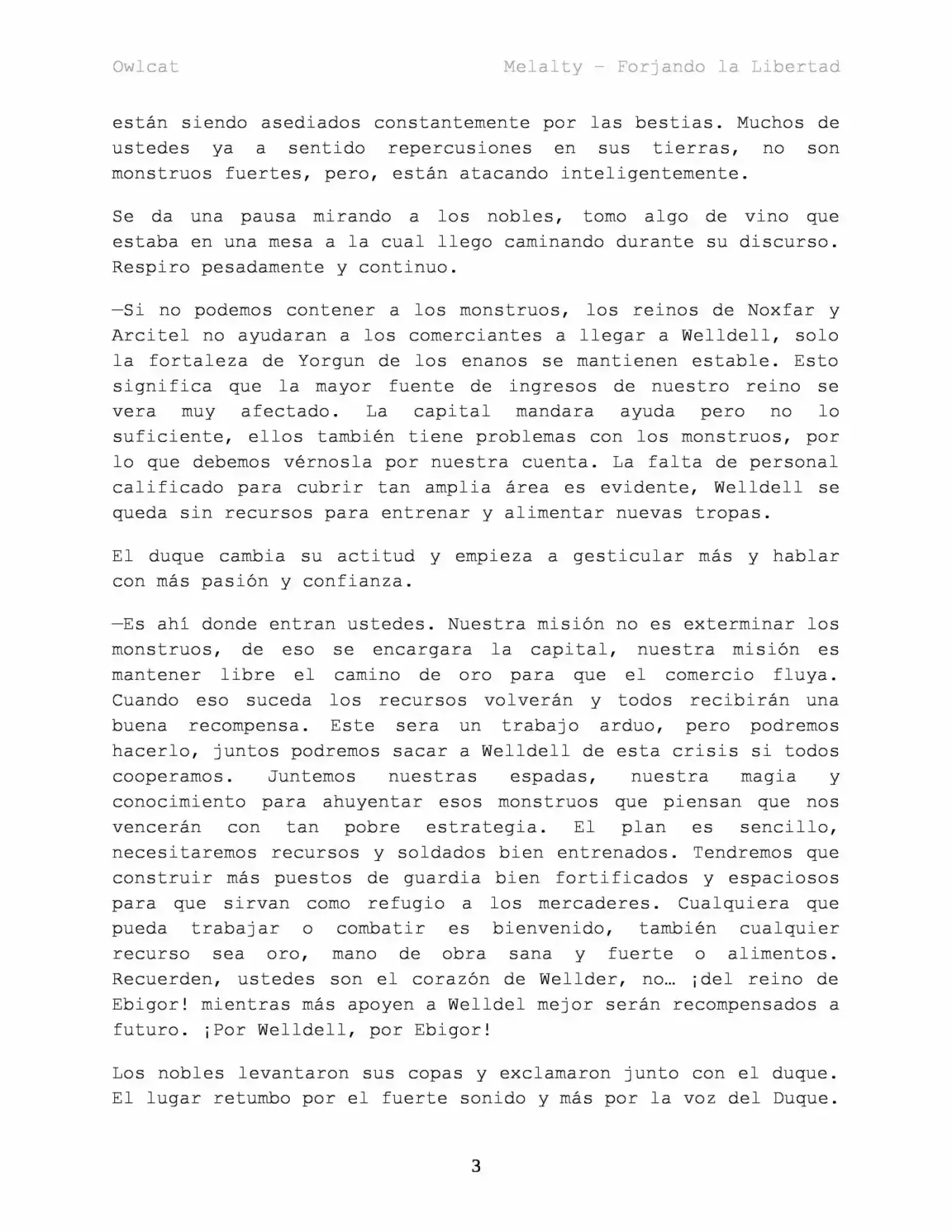 Melalty - Forjando La Libertad (Novela) - Capítulo 30 - Página 3 - LectorTMOo