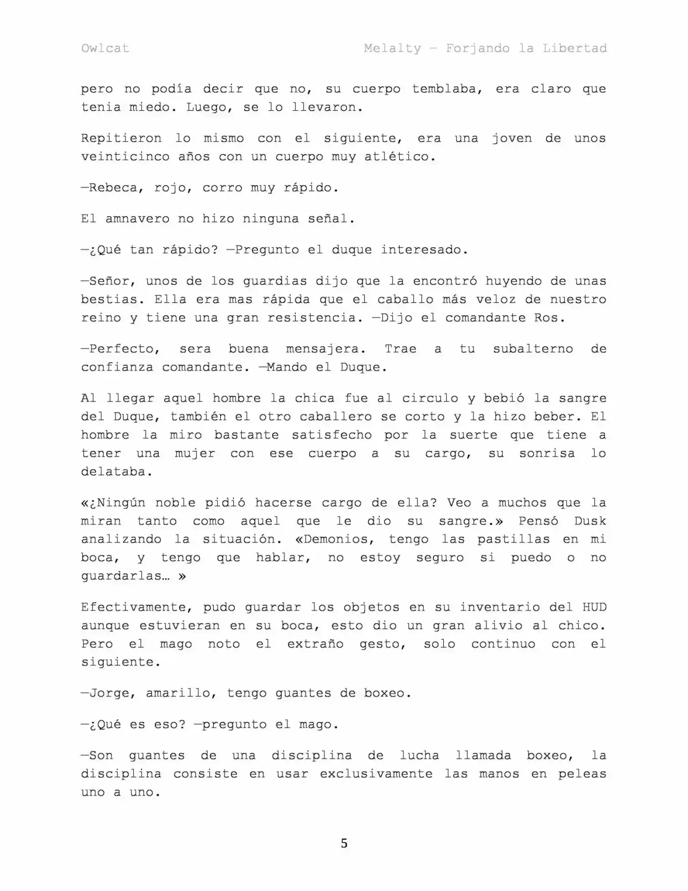 Melalty - Forjando La Libertad (Novela) - Capítulo 30 - Página 5 - LectorTMOo