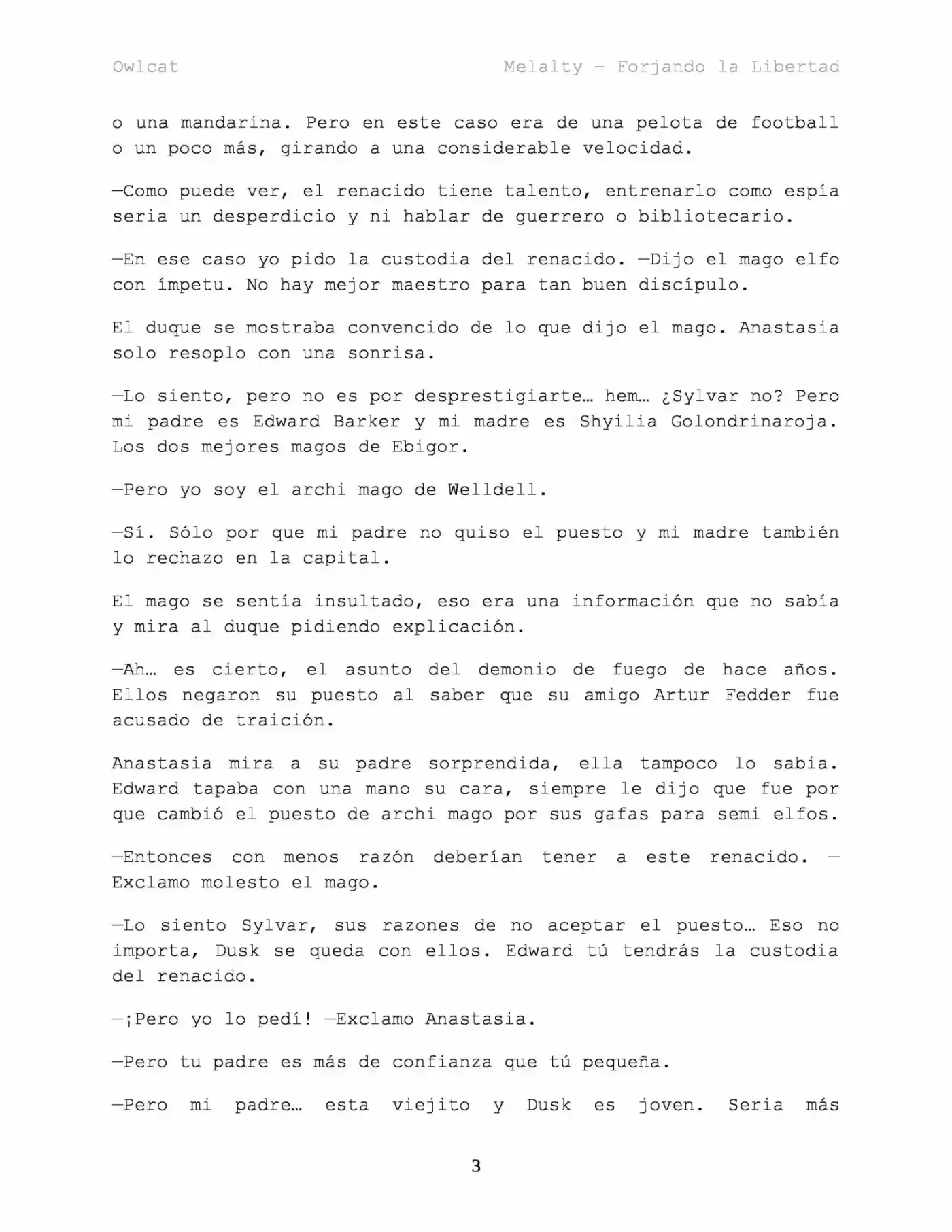 Melalty - Forjando La Libertad (Novela) - Capítulo 31 - Página 4 - LectorTMOo